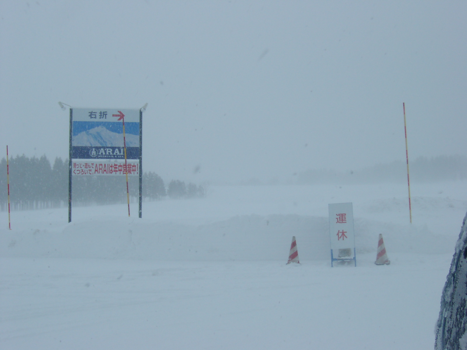 雪、降りすぎてもねぇ・・・